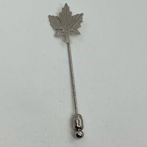 Vtg Bond & Boyd 925 Sterling Silver Maple Leaf Stick Pin